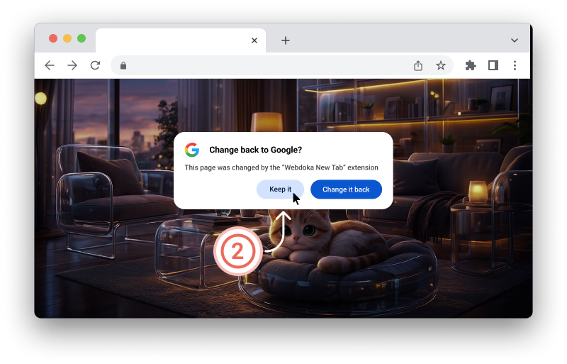 Nástěnka Webdoka New Tab s vizuálními záložkami